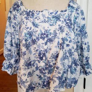 Cupcakes and Cashmere Floral Top/Blouse